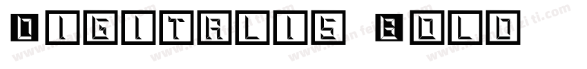 Digitalis Bold字体转换
